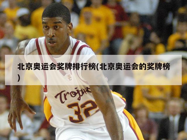 北京奥运会奖牌排行榜(北京奥运会的奖牌榜)