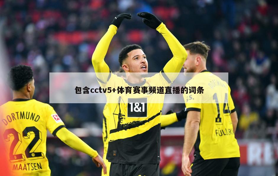 包含cctv5+体育赛事频道直播的词条