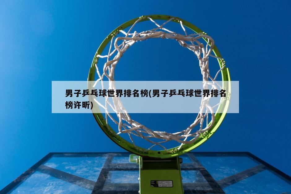 男子乒乓球世界排名榜(男子乒乓球世界排名榜许昕)