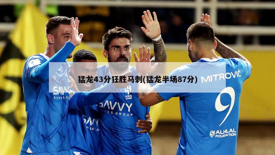 猛龙43分狂胜马刺(猛龙半场87分)