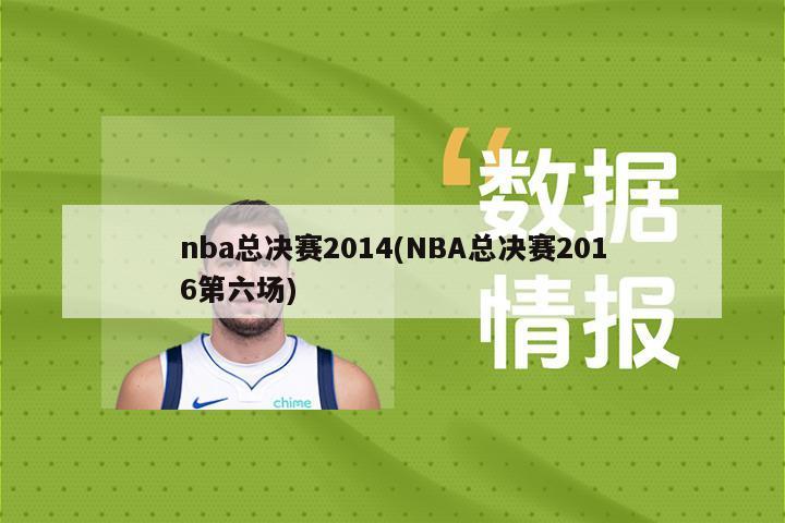 nba总决赛2014(NBA总决赛2016第六场)