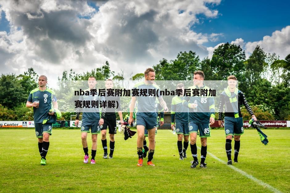 nba季后赛附加赛规则(nba季后赛附加赛规则详解)