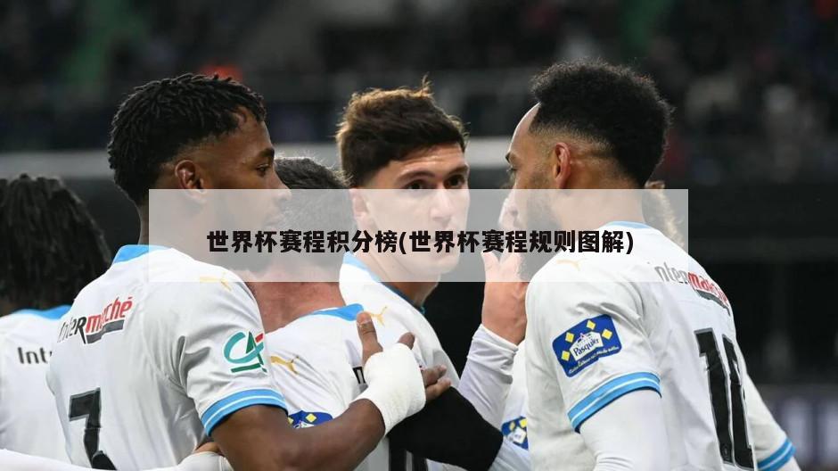 世界杯赛程积分榜(世界杯赛程规则图解)